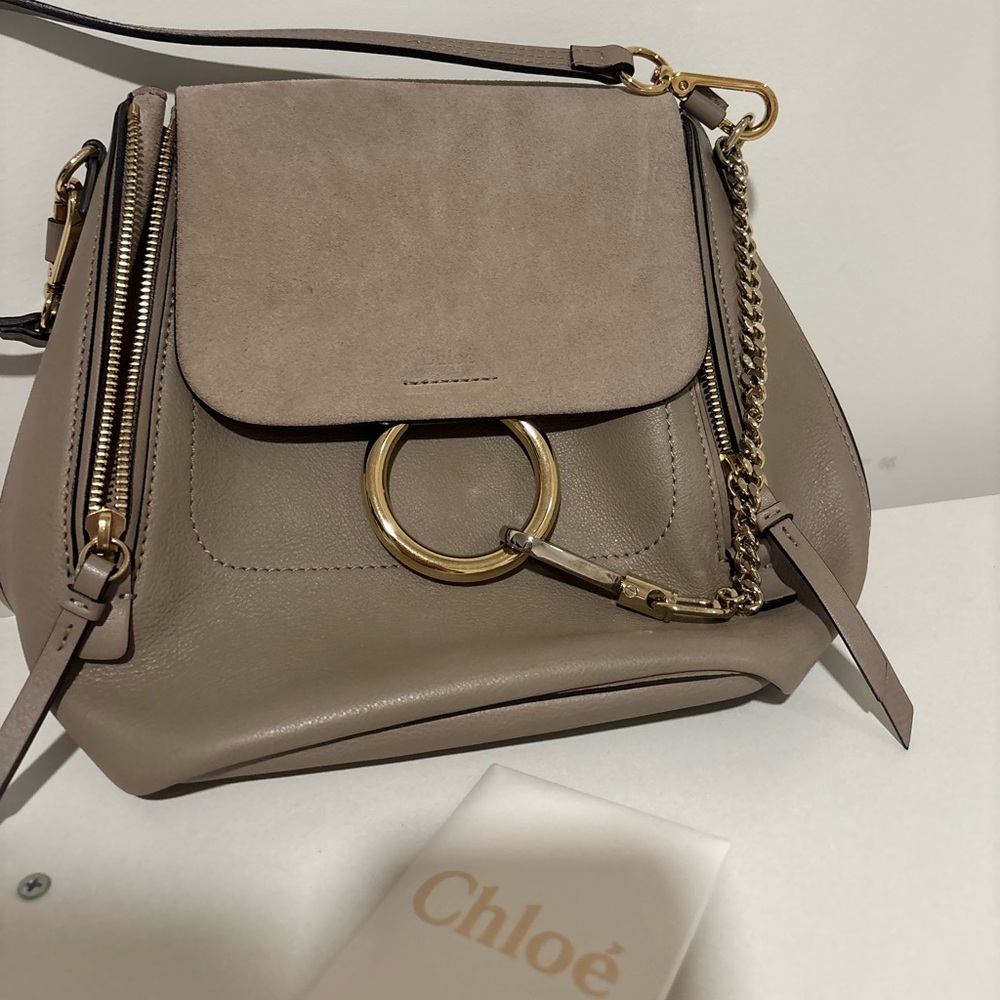 Chloe Faye Small Backpack Shoulder Bag - Picture 2 of 7